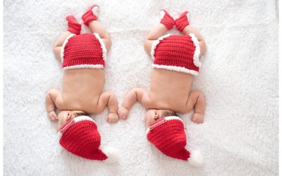 Baby Holiday Photos in Costa Rica – Waldron Twins