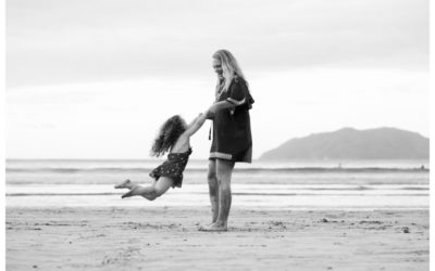 Family Photos Playing on the Beach in Tamarindo, Costa Rica || Armstrong Family