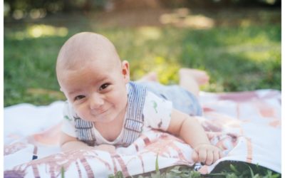 Family Photographer Skidaway Island | 4 Month Baby Photos | George