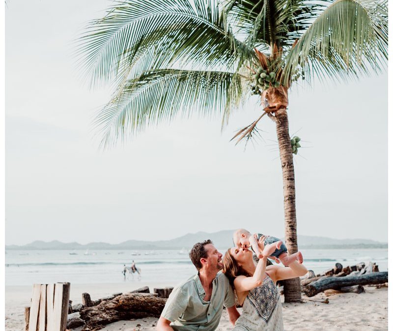 Beach Family Photos Tamarindo Costa Rica || Neufeld Family