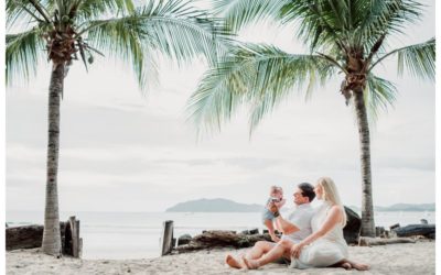 Family Photos at the Beach in Tamarindo Costa Rica || Hall Family