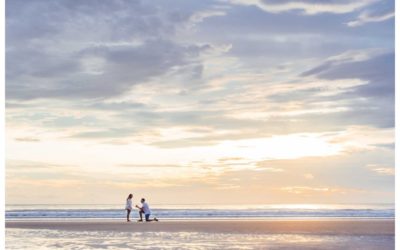 Sunset Proposal in Tamarindo Costa Rica || Odalys + Andrew