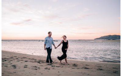 Beach Maternity Photos in Tamarindo Costa Rica || Michelle + Keith: