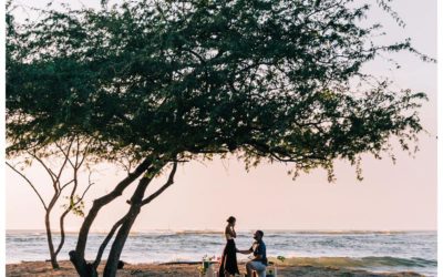 Golden Hour Beach Proposal in Tamarindo Costa Rica || Sarah + Austin: