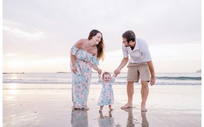 Beach Family Photos in Guanacaste Costa Rica || Thompson Family